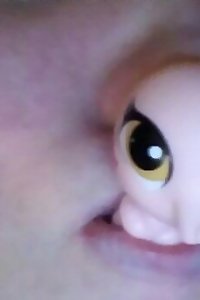 plump woman vigorously kisses her playmate