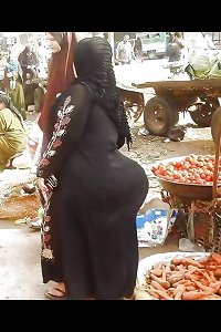 arab abaya hijab rump