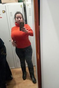 Russian female with giant innate boobs 14